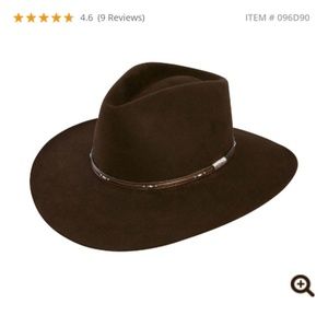 Sheplers cowboy hat made by milano hat company